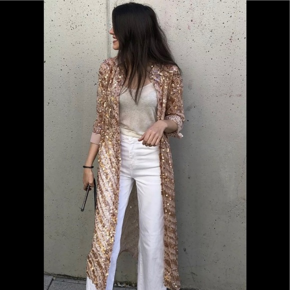 NEW ZARA PREMIUM COLLECTION LONG SEQUENCE TUNIC - Picture 9 of 9